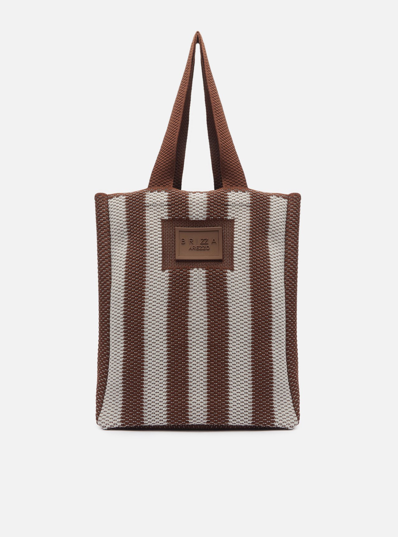 Bolsa Shopping Multicolorida Knit Grande Brizza — foto 1