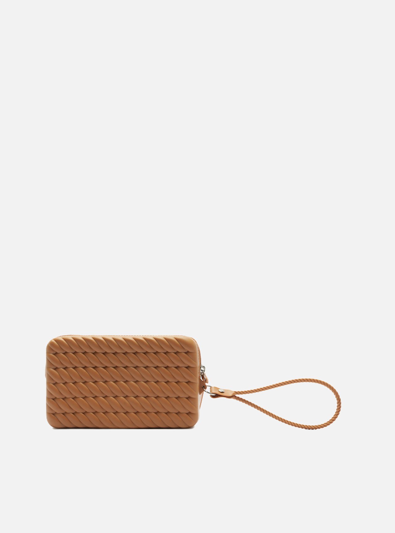 Clutch Marrom Pequena Brizza — foto 2