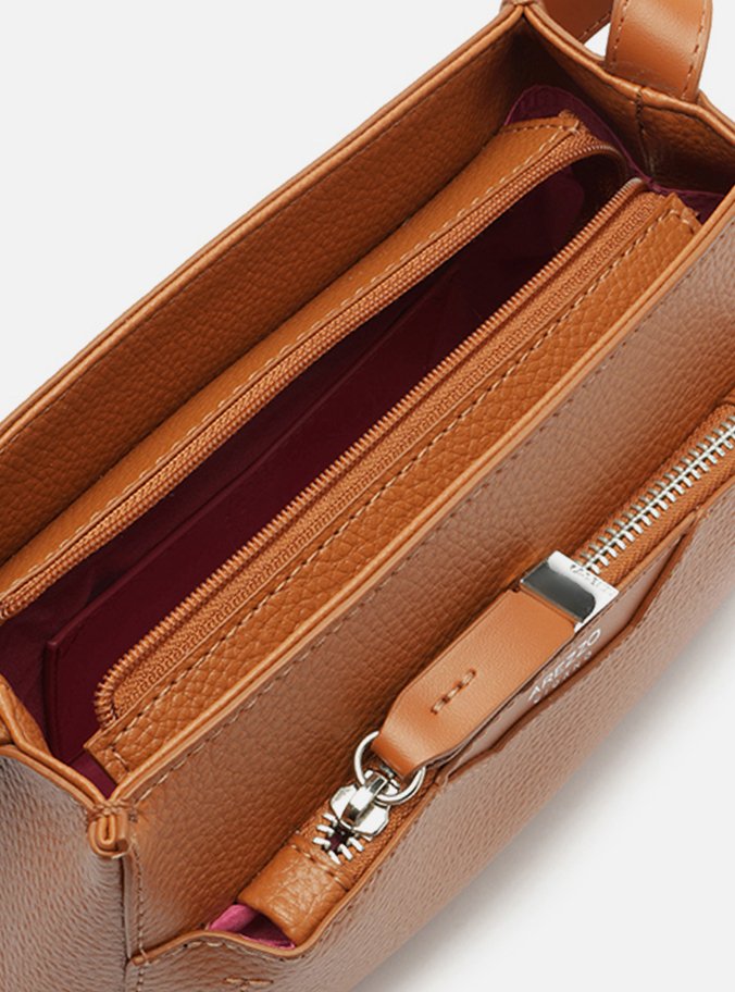 Bolsa Tiracolo Caramelo Emilly Pequena
