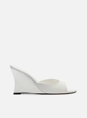 Tamanco Off-White Salto Alto Anabela