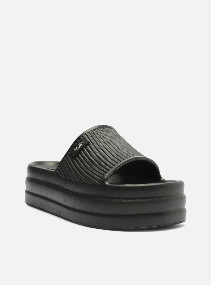 Sandália Preta Flatform Brizza
