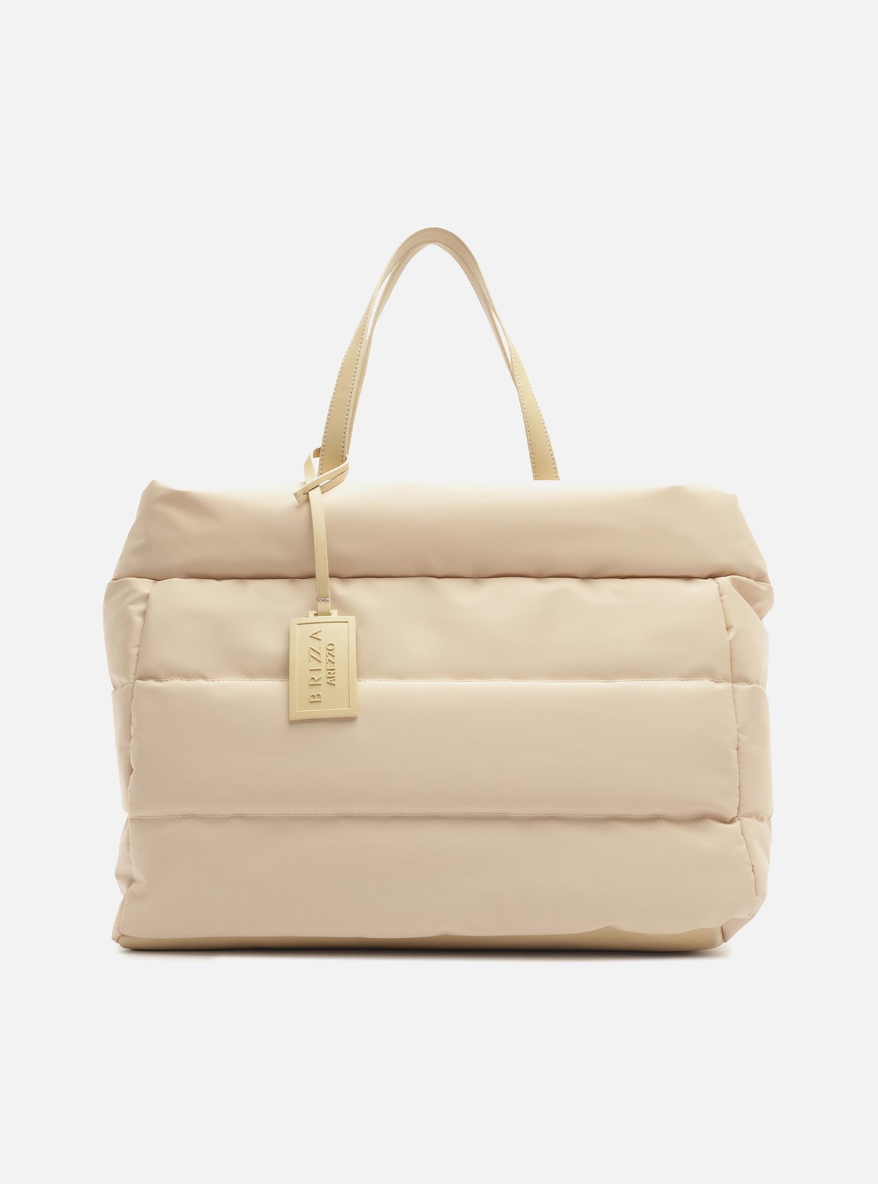 Bolsa Shopping Nude Grande Matelassê Brizza — foto 1