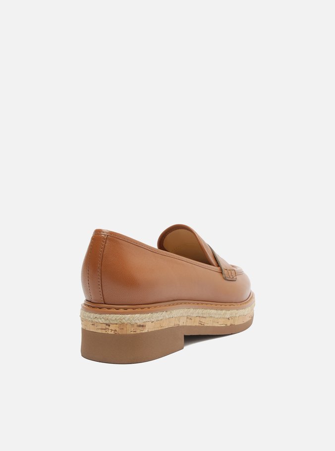 Mocassim Marrom Couro Natural