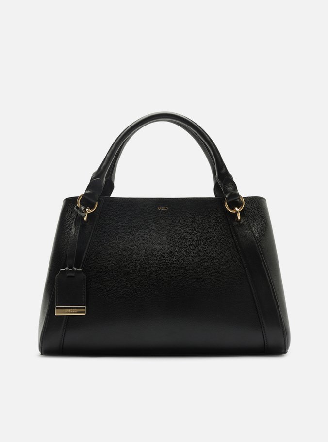 Bolsa Tote Preta Média Metais
