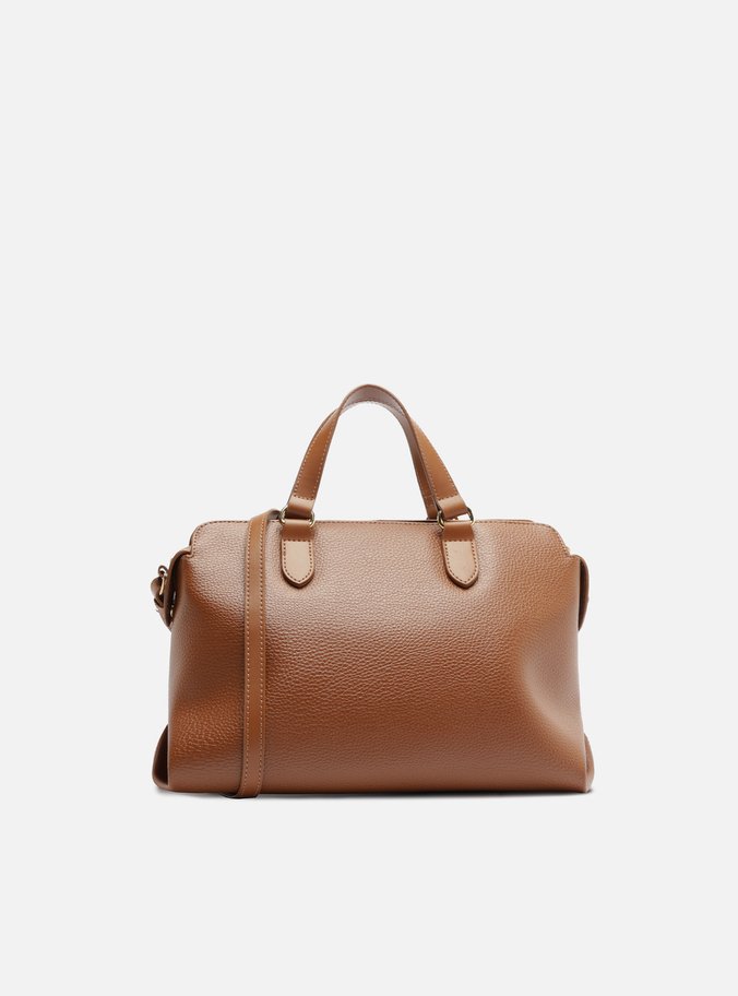 Bolsa Tote Caramelo Média Tag Básica