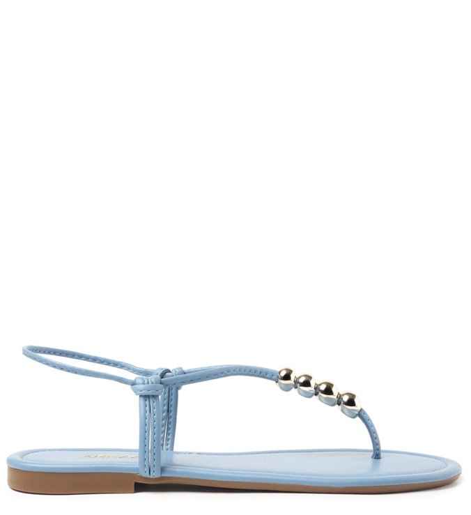 Sandália Rasteira Azul Slim Maui Blue