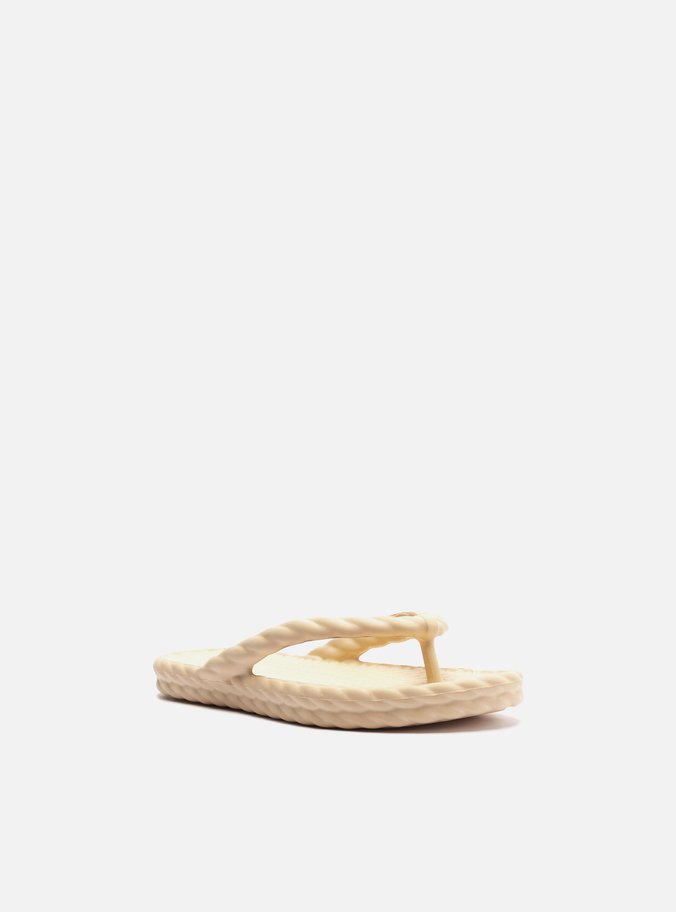Chinelo de Dedo Bege Marrocos
