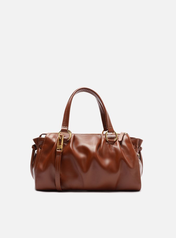 Bolsa Tote Couro Marrom Média