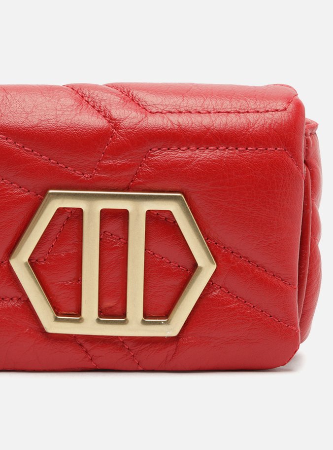 Bolsa Tiracolo Vermelha Couro Emma Pequena