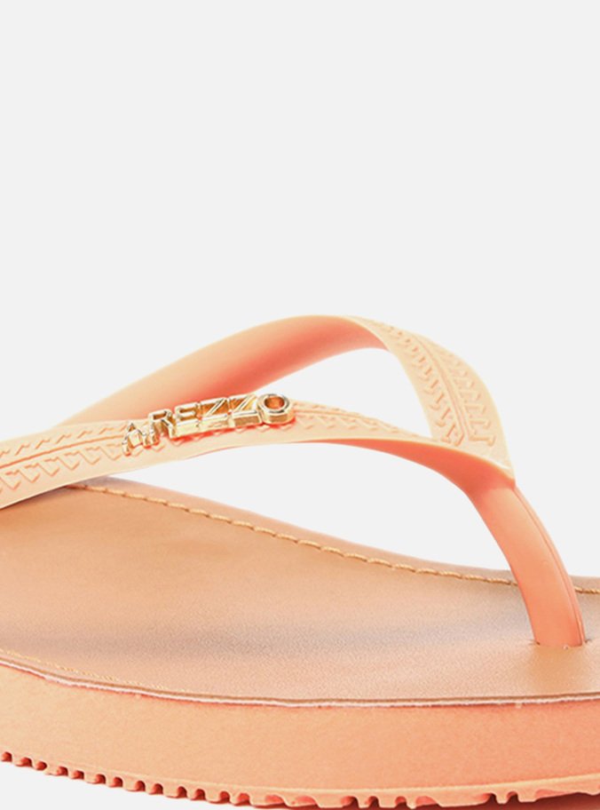 Chinelo de Dedo Laranja Brizza