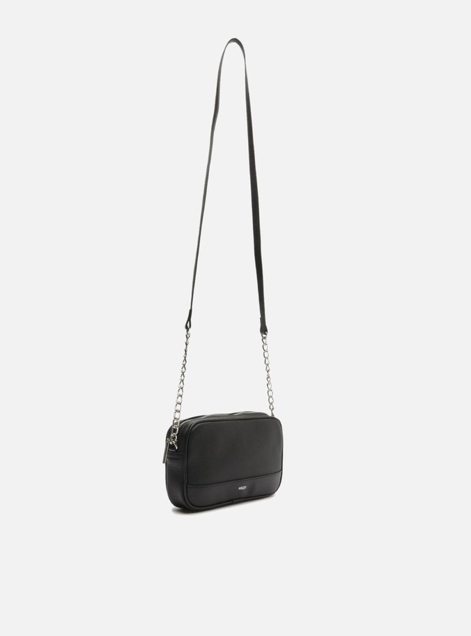 Bolsa Tiracolo Preta Pequena Corrente Basic