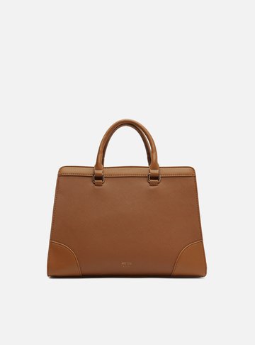 Bolsa Tote Marrom Média