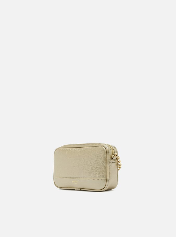 Bolsa Tiracolo Dourada Pequena Corrente Basic