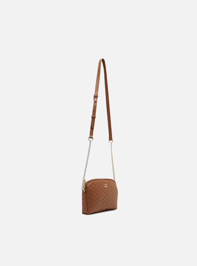 Bolsa Tiracolo Marrom Pequena Matelassê