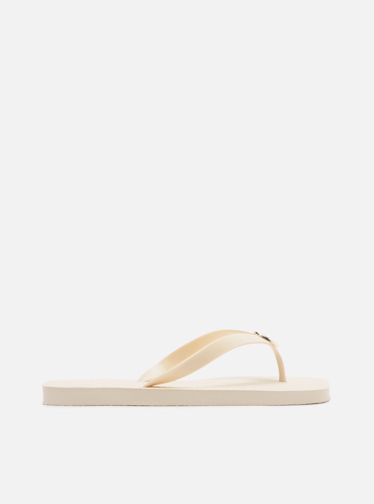 Chinelo de Dedo Branco Square Metal Brizza — foto 3