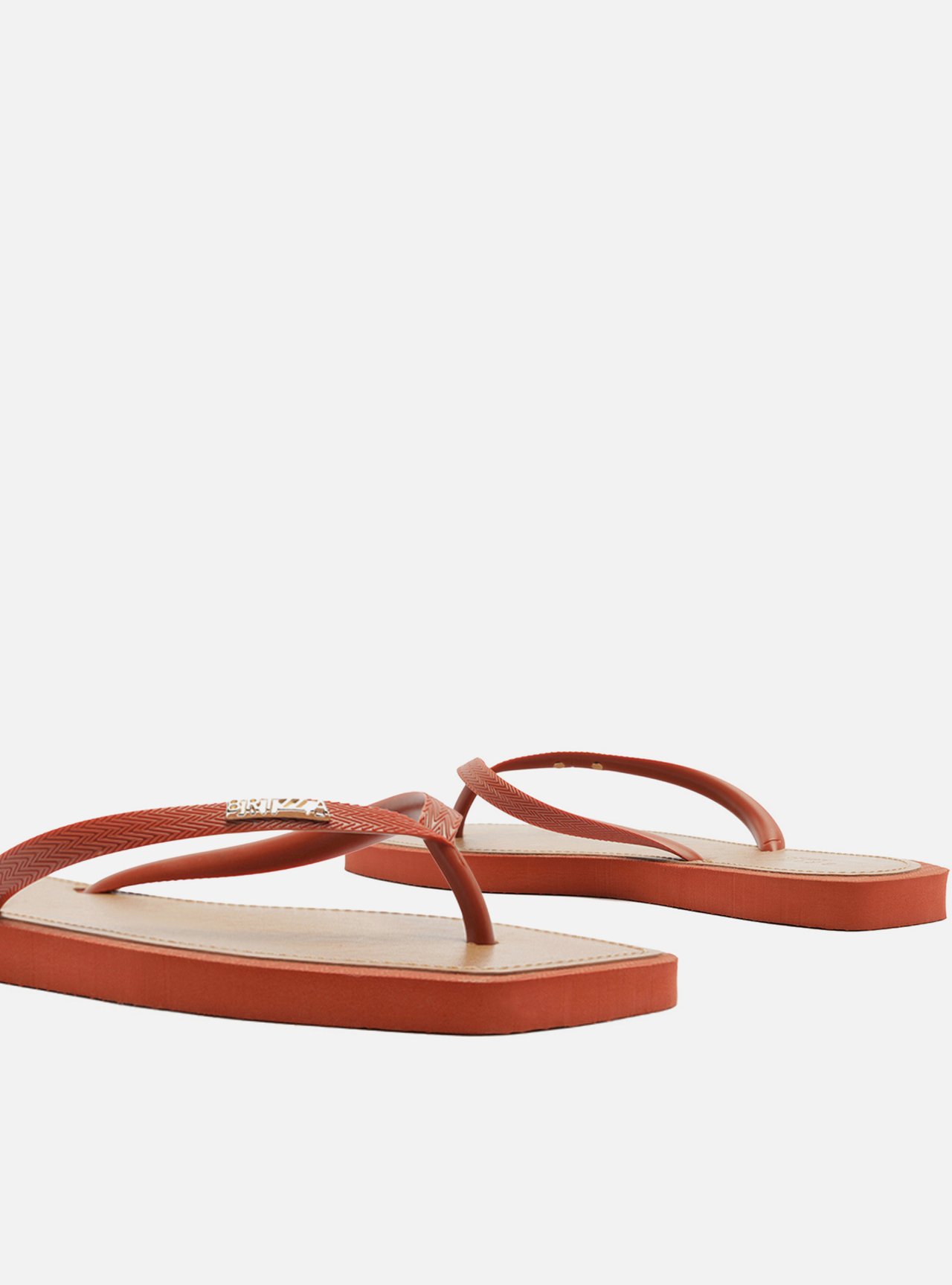 Chinelo de Dedo Terracota Recouro Square Brizza — foto 4