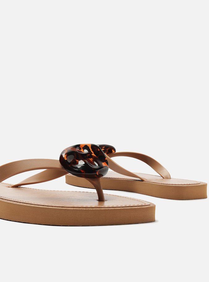 Chinelo de Dedo Marrom Brizza