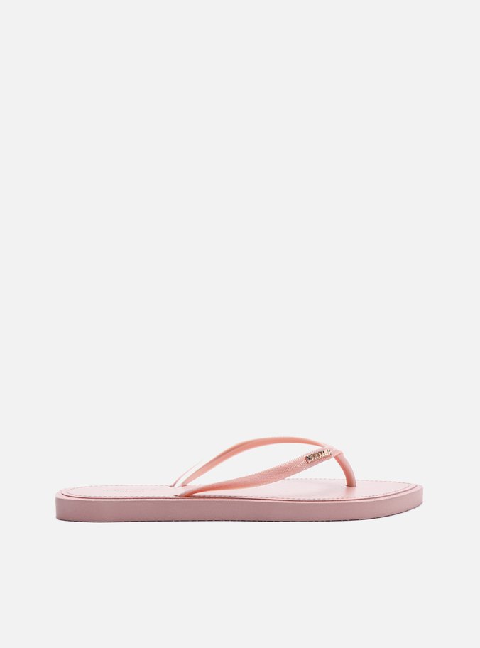Chinelo de Dedo Rosa Bico Folha Brizza