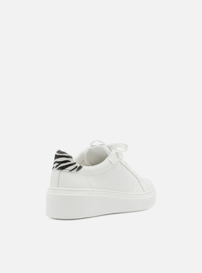 Tênis ZZ Astral Flatform Branco Animal Print