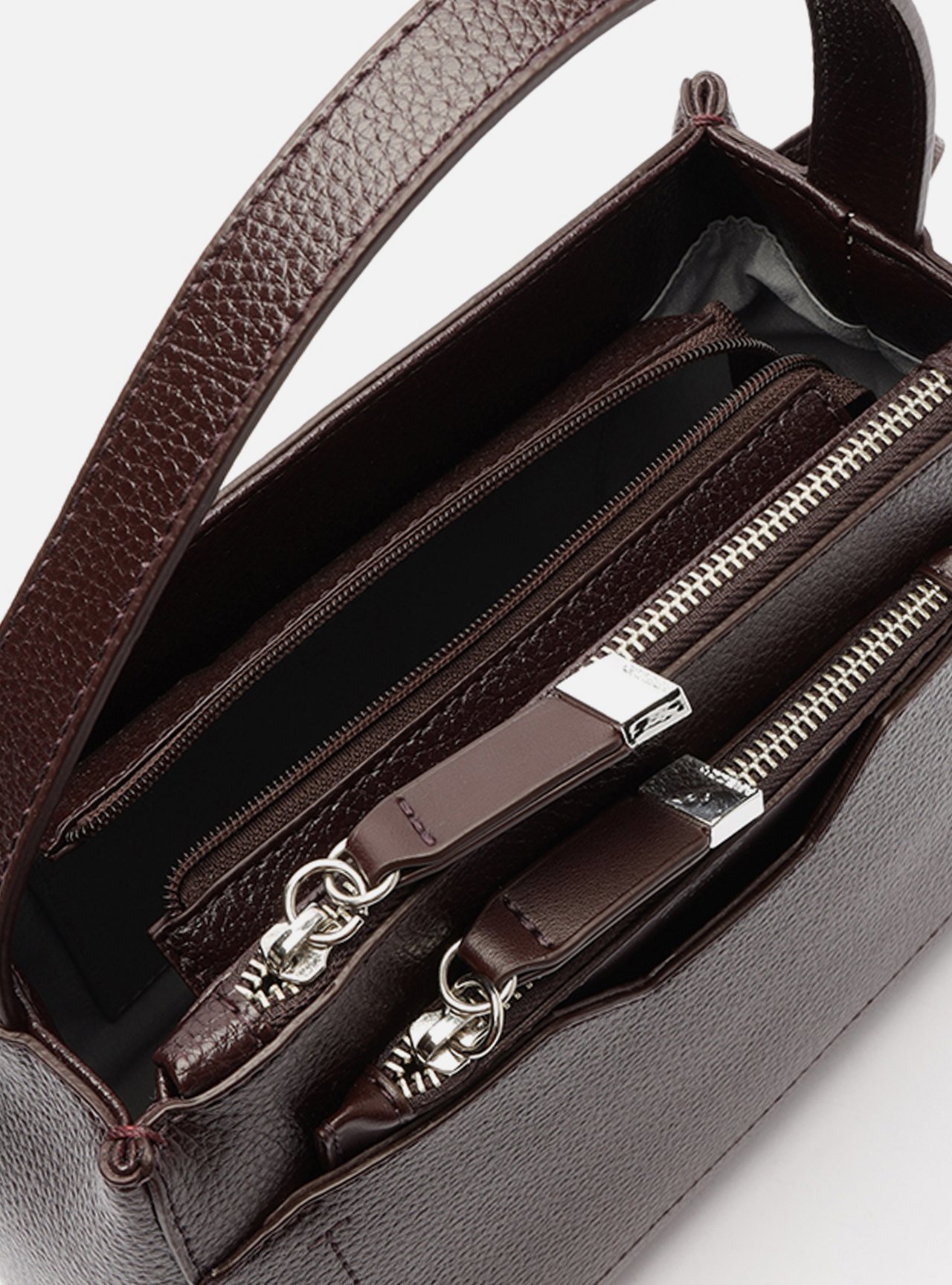 Bolsa Tote Marrom Escura Emilly Média — foto 4