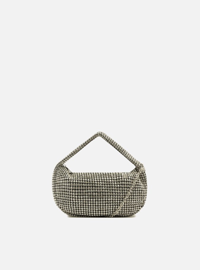 Bolsa Tiracolo Prateada Pequena