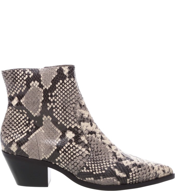 Ankle Boot Couro West Snake