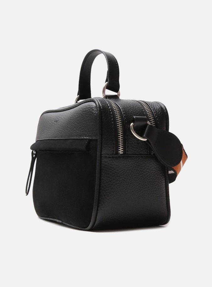 Bolsa Tiracolo Preta Prione Média Bolsos