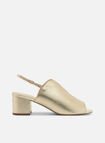 Mule Dourado Salto Bloco