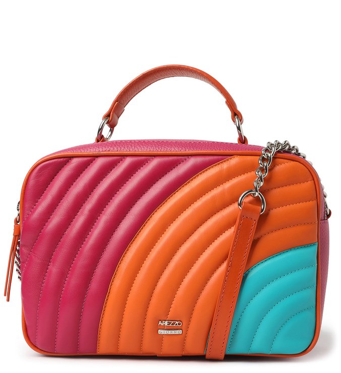 Bolsa Tiracolo Multicolorida Elisa Média