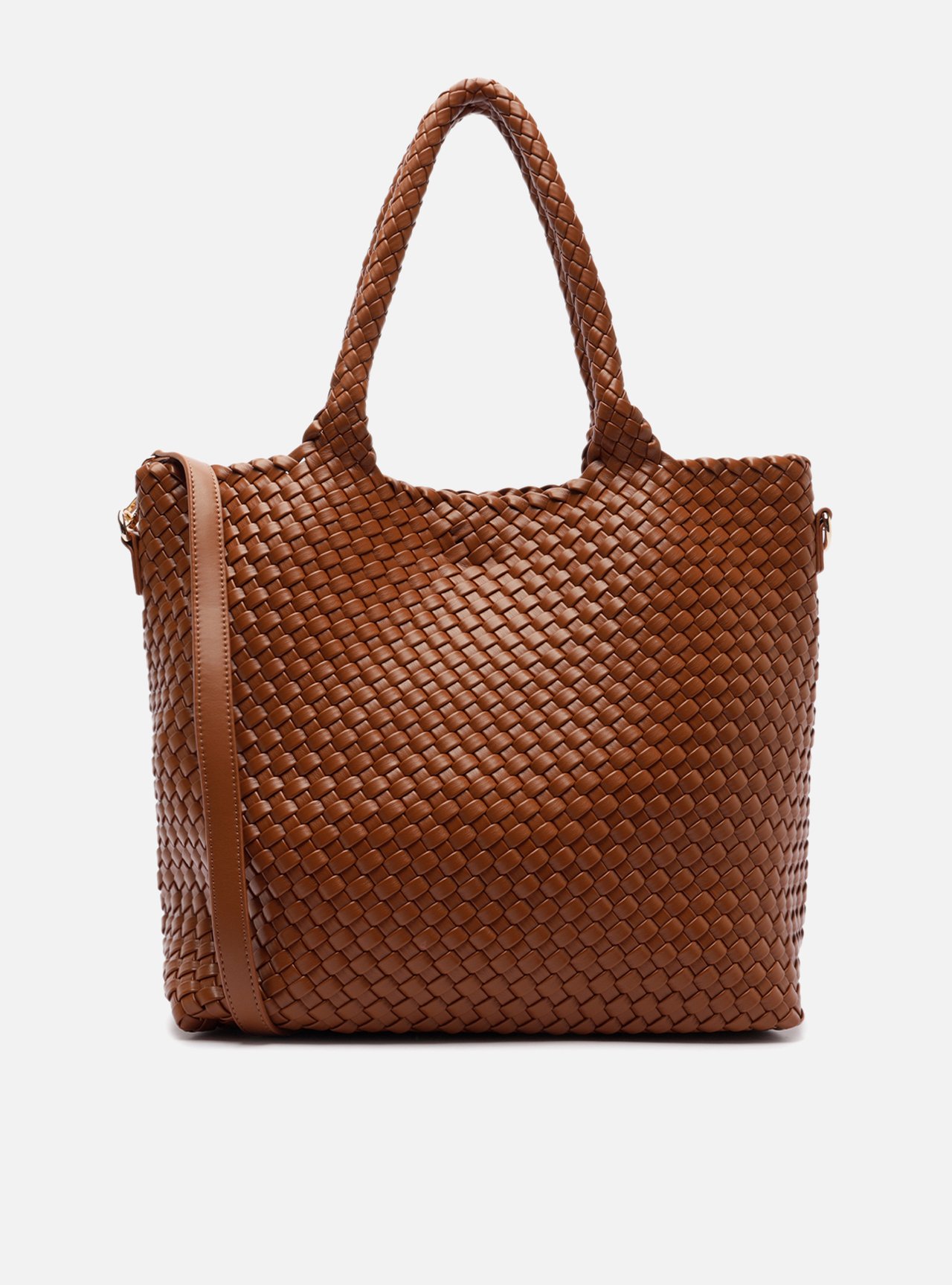 Bolsa Shopping Marrom Tressê Grande — foto 3