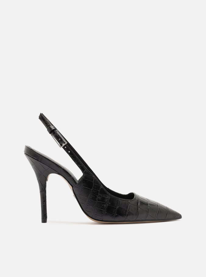 Scarpin Preto Salto Alto Fino