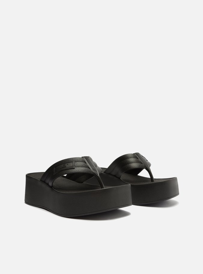 Tamanco Preta Flatform Lulu Brizza