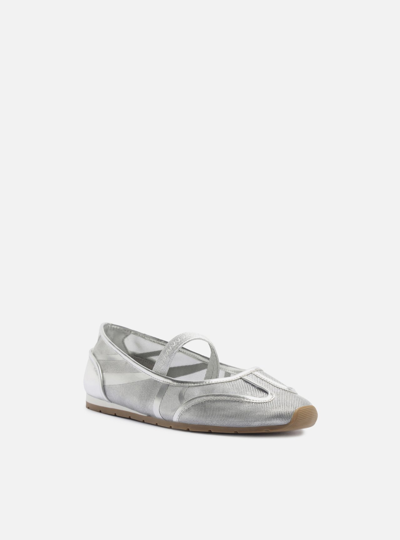 Tênis Prateado Bico Redondo Slip On — foto 2
