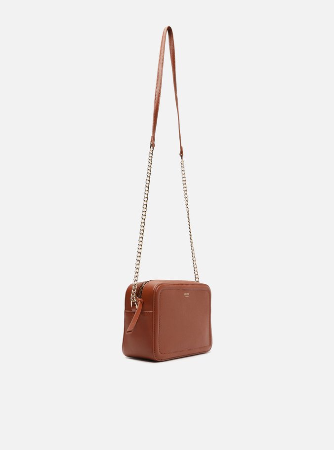 Bolsa Tiracolo Marrom Corrente Pequena