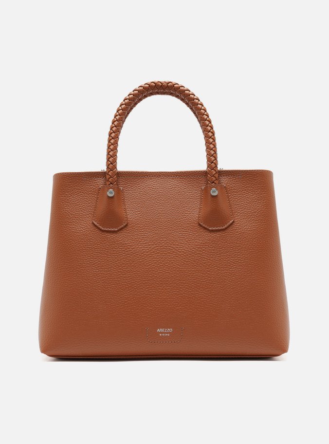 Bolsa Shopping Marrom Grande