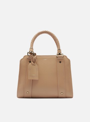 Arezzo — Bolsa Tote Couro Nude Piazza Média