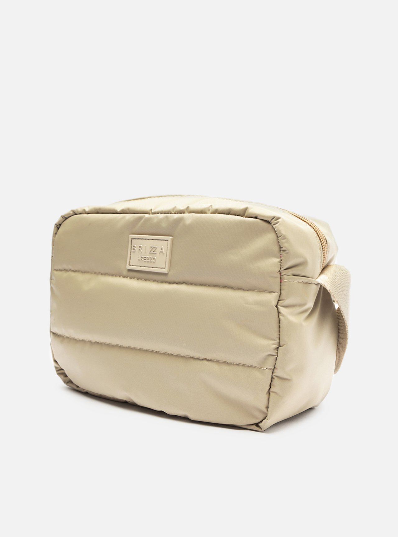 Bolsa Tiracolo Nude Nylon Puffer Pequena — foto 2