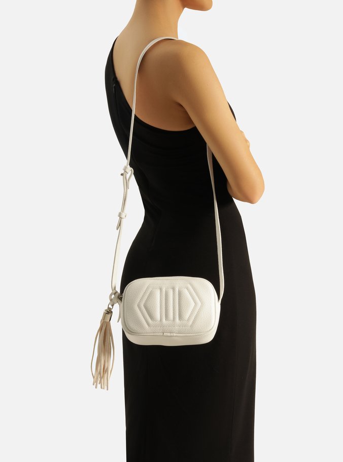 Bolsa Tiracolo Branca Verona Média