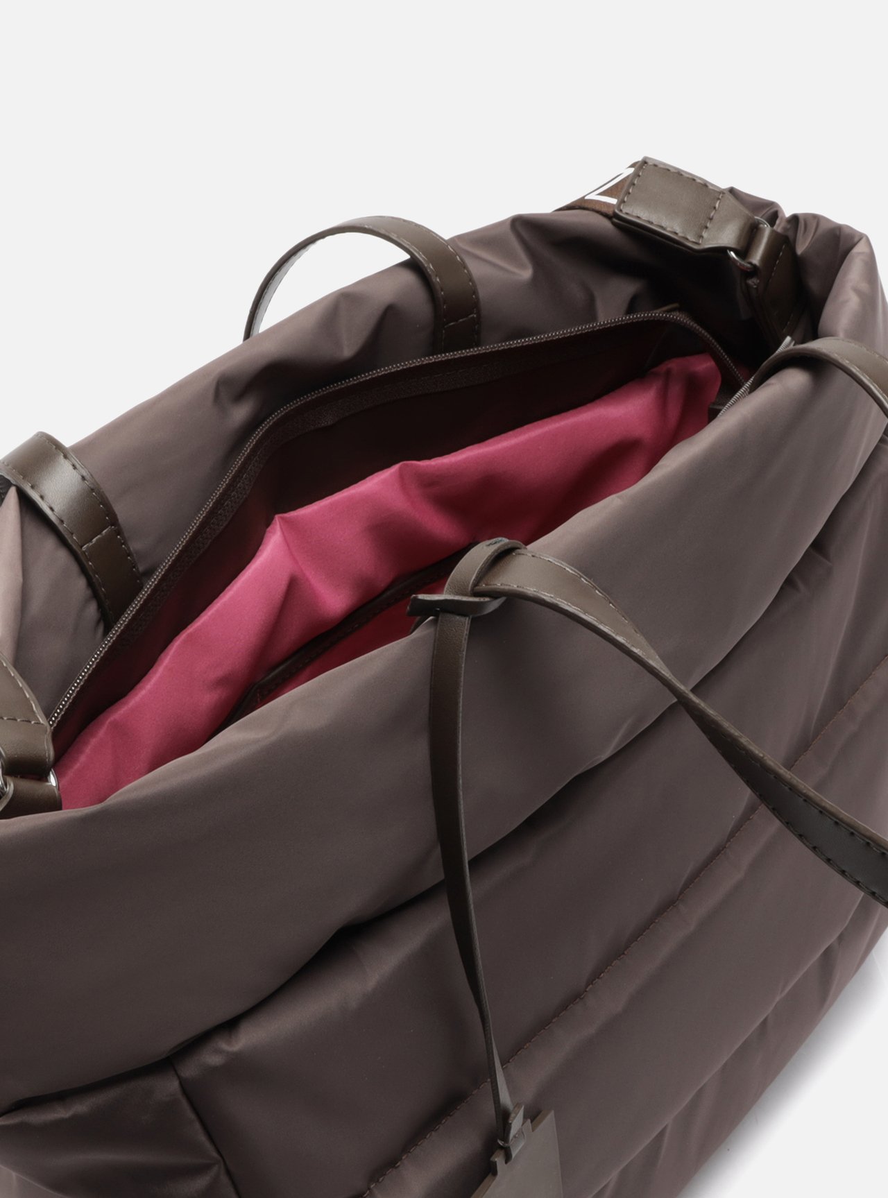 Bolsa Shopping Marrom Grande Matelassê Brizza — foto 4