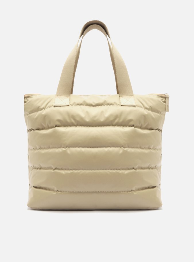 Bolsa Shopping Nude Nylon Puffer Grande