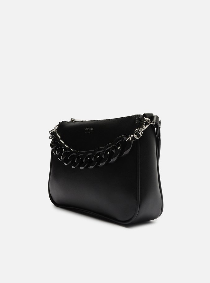 Bolsa Tiracolo Preta Iara Pequena Giorno