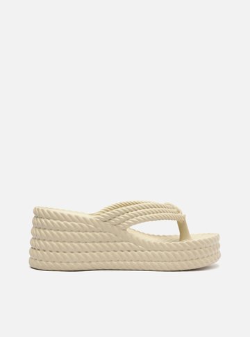 Tamanco Plataforma Off-White Marrocos Sun