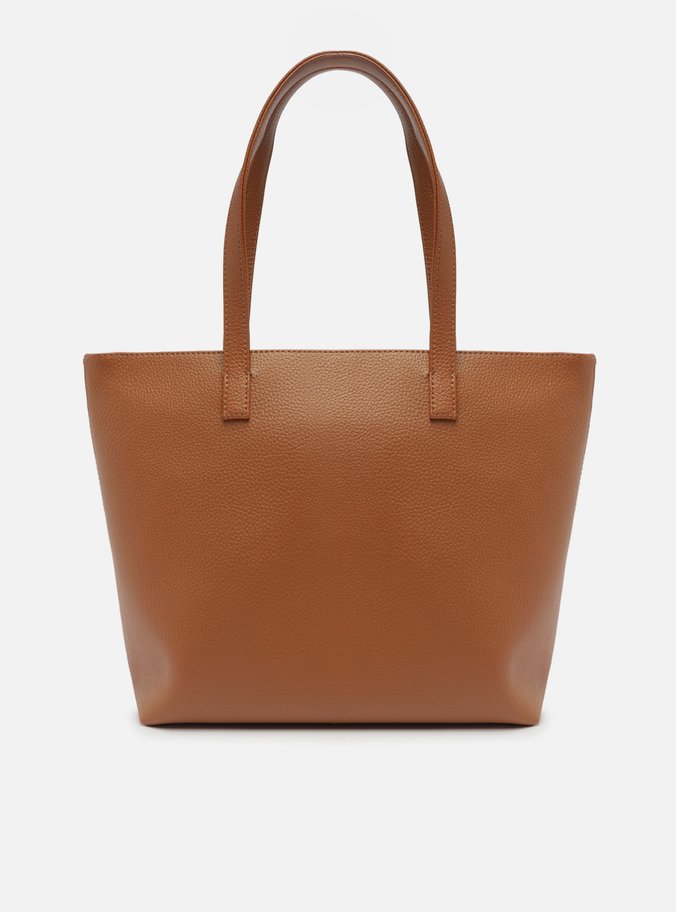 Bolsa Shopping Marrom Caramel Mercato Grande