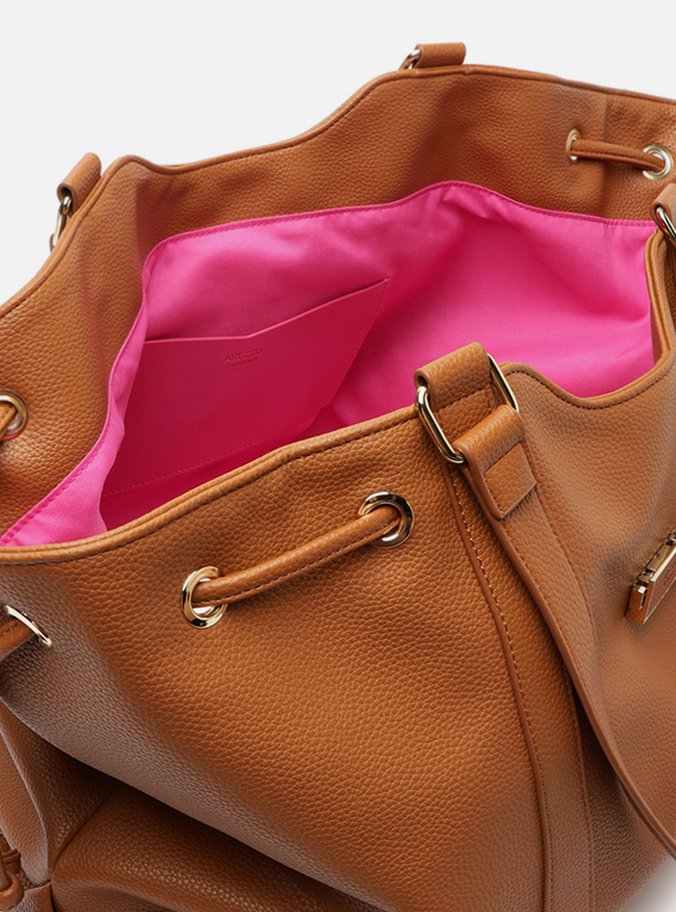Bolsa Shopping Marrom Grande