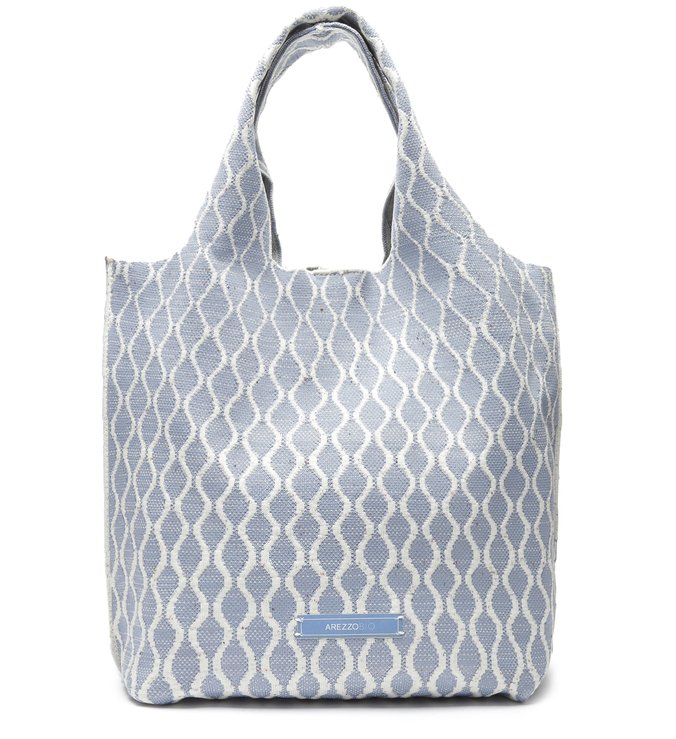 Bolsa Shopping Azul Multimaterial Grande ZZ Bio