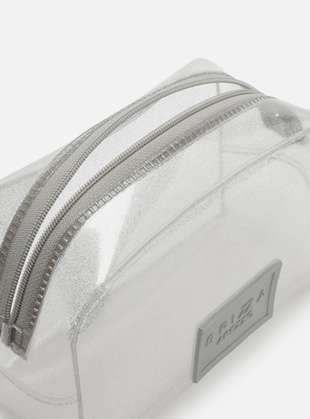 Necessaire Prata Vinil Glitter Liz Brizza — foto 3