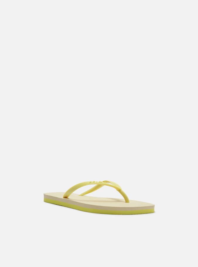 Chinelo de Dedo Amarelo Flash Bicolor Basics