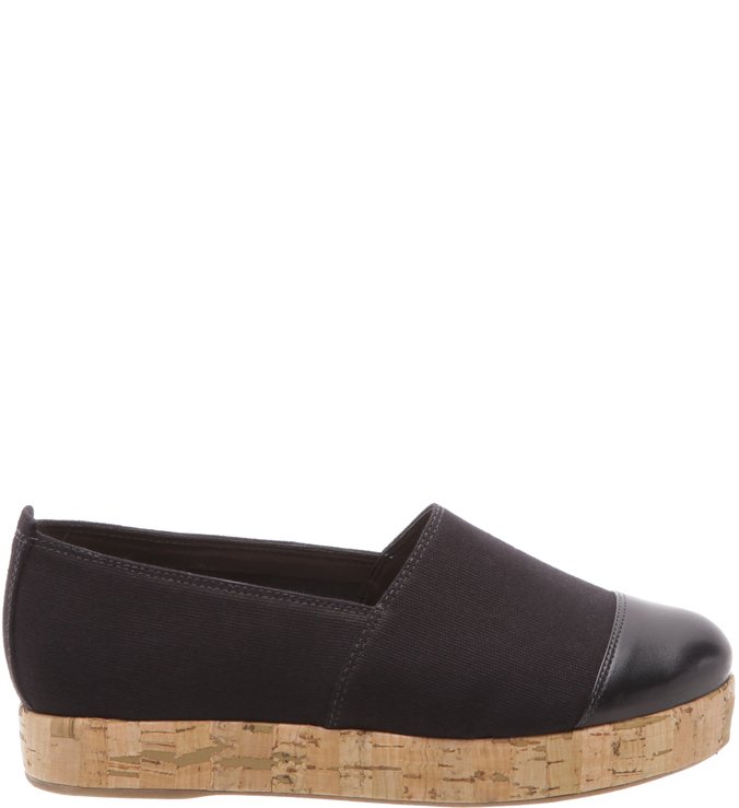Alpargata Flat Multimaterial Preto