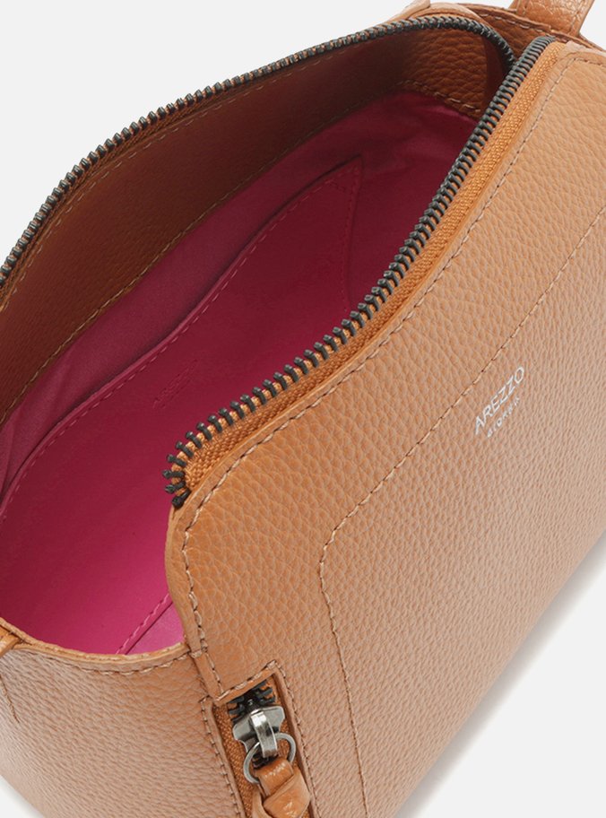 Bolsa Tiracolo Marrom Média