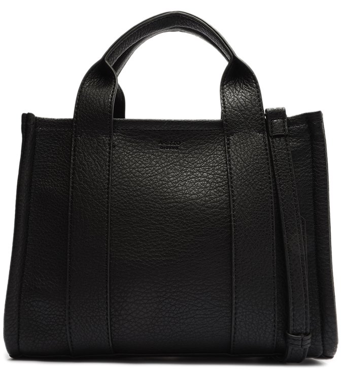 Bolsa Tote Preta Média Alças